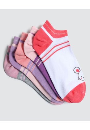 Medias Infantil Niña Invisible Color Negro Marca Ostu #90980102