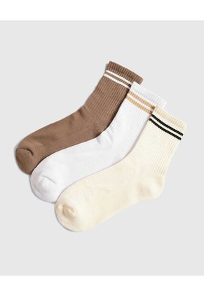 Medias Para Mujer Caña Media Color Negro Marca Ostu #40980227