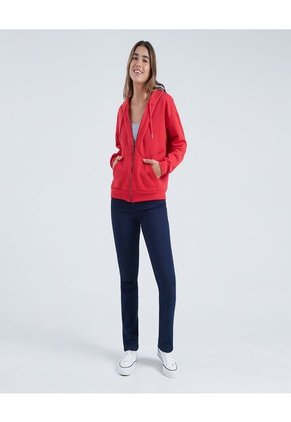 Buzo Para Mujer Zipper Color Rojo Marca Ostu #40060315