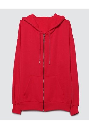 Buzo Para Mujer Zipper Color Rojo Marca Ostu #40060315