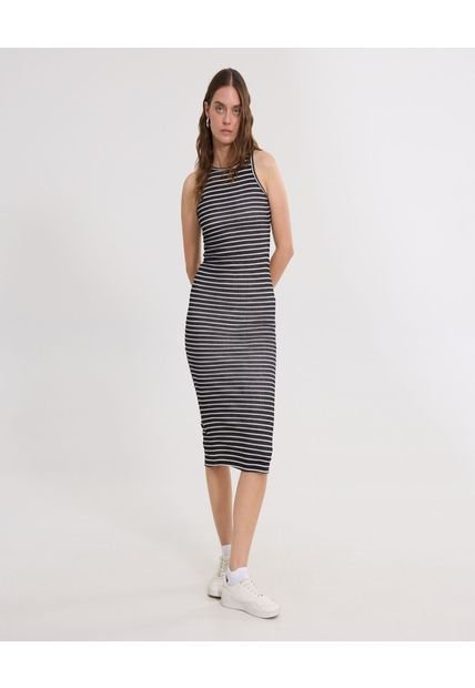 Vestido Para Mujer M/Sisa Largo Color Negro Marca Ostu #40170330