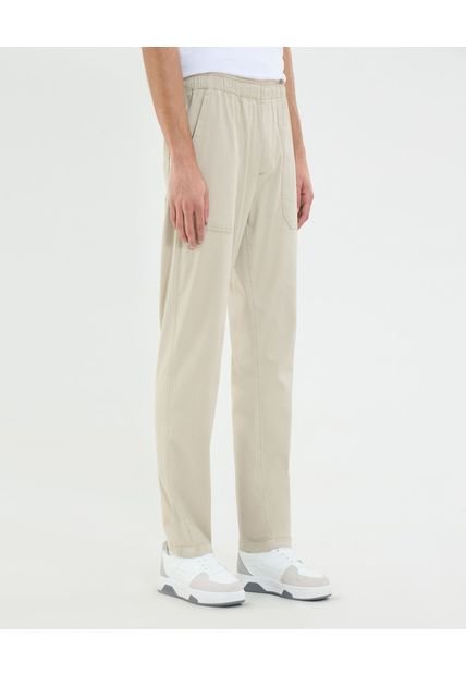 Pantalón Para Hombre Moda Color Beige Marca Ostu #60070464
