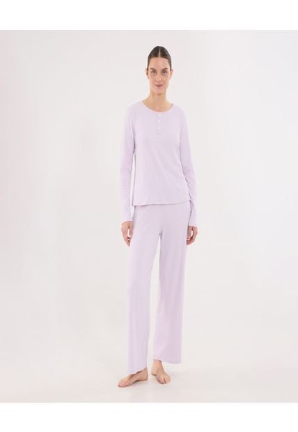 Pijama Para Mujer M/L P/L Color Lila Marca Ostu #40040417