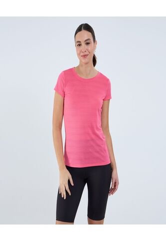 Camiseta Para Mujer Manga Corta Cuello Redondo Color Rosado Marca Ostu #40092388 Ostu