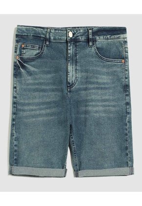 Bermuda Para Hombre  Color Azul  Marca Ostu #60100406