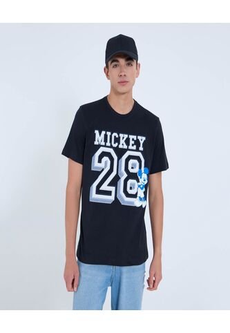 Camiseta Estampada De Mickey Mouse  De Hombre #60091681 Ostu Ostu