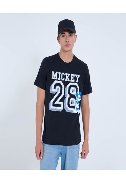 Camiseta Estampada De Mickey Mouse  De Hombre #60091681 Ostu