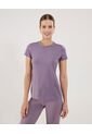 Camiseta Para Mujer Manga Corta Cuello Redondo Color Lila Marca Ostu #40092532 de Ostu