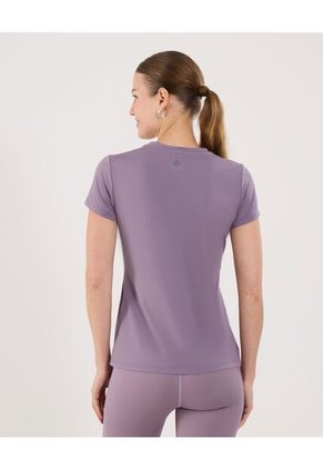 Camiseta Para Mujer Manga Corta Cuello Redondo Color Lila Marca Ostu #40092532