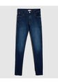 Jean Para Hombre Skinny Color Azul Medio Marca Ostu #60160344 de Ostu