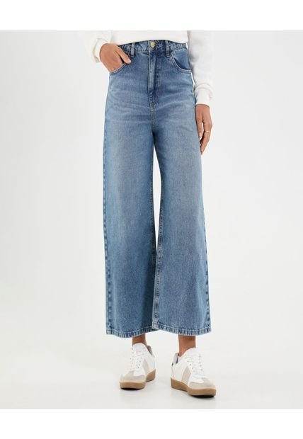 Jean Para Mujer Culotte Color Azul Marca Ostu #40160581