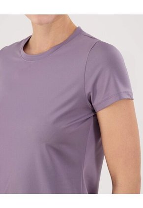 Camiseta Para Mujer Manga Corta Cuello Redondo Color Lila Marca Ostu #40092532
