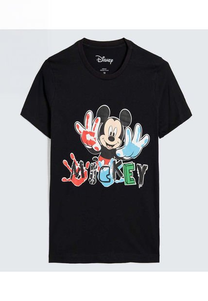 Camiseta Para Niño Manga Corta Cuello Redondo Color Negro Marca Ostu #80090268