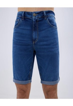 Bermuda Para Hombre  Color Azul Medio Marca Ostu #60100405