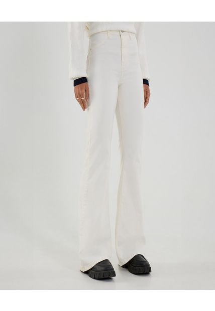 Jean Para Mujer Jeggings Flare Color Crudo Marca Ostu #40160591