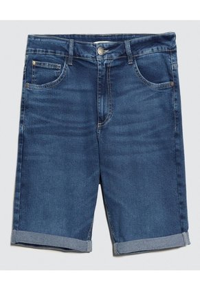 Bermuda Para Hombre  Color Azul Medio Marca Ostu #60100405