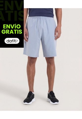 Bermuda  Para Hombre Deportiva Largo Color Gris Marca Ostu #60100478 Ostu
