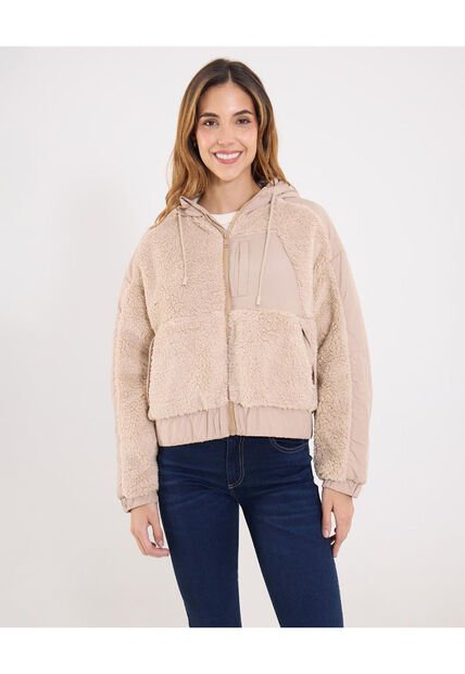 Chaqueta Para Mujer Acolchada Color Camel Marca Ostu #40080248