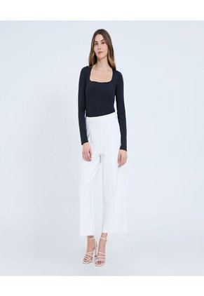 Camiseta Para Mujer Manga Larga Moda Color Negro Marca Ostu #40092412