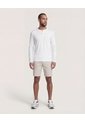Camiseta  Para Hombre Manga Larga Cuello Henley Color Crema Marca Ostu #60091569 de Ostu