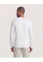Camiseta  Para Hombre Manga Larga Cuello Henley Color Crema Marca Ostu #60091569 de Ostu