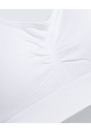 Top Para Mujer Seamless Con Copas Color Blanco Marca Ostu #40220400