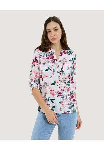 Blusa Para Mujer Manga 3/4 Color Rosado Marca Ostu #40121099 Ostu