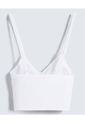 Top Para Mujer Seamless Con Copas Color Blanco Marca Ostu #40220400