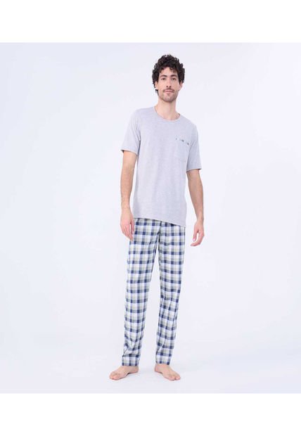 Pijama Para Hombre M/C P/L Color Verde  Marca Ostu #60040192