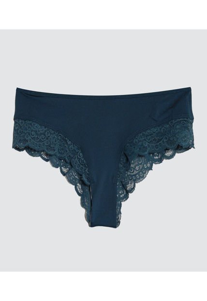 Panty Para Mujer Hipster Color Azul  Marca Ostu #40800034