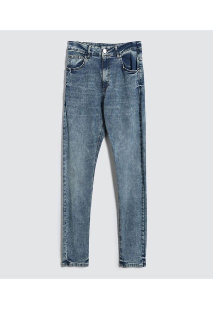 Jean Para Hombre Slim Color Azul Claro Marca Ostu #60160316