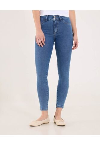 Jean Para Mujer Push Up Color Azul  Marca Ostu #40160430 Ostu