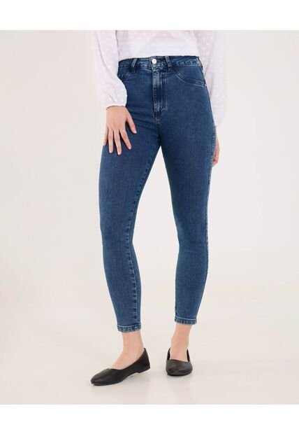 Jean Para Mujer Skinny Color Azul  Marca Ostu #40160421