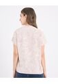 Blusa  Para Mujer Manga Corta Color Beige Marca Ostu #40121201 de Ostu