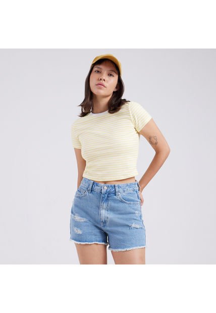 Short Para Mujer  Color Azul  Marca Ostu #40190235