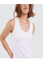 Top Para Mujer Cuello Redondo Color Blanco Marca Ostu #40220243 de Ostu