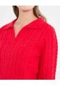 Saco  Para Mujer Cuello Camisero Color Rojo Marca Ostu #40330095 de Ostu