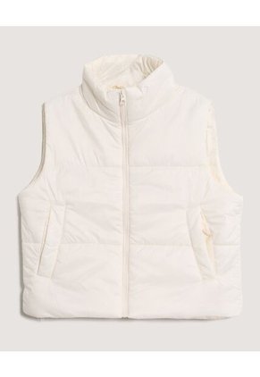 Chaleco  Para Mujer Acolchado Color Crema Marca Ostu #40250032