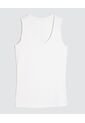Top Para Mujer Cuello Redondo Color Blanco Marca Ostu #40220243 de Ostu