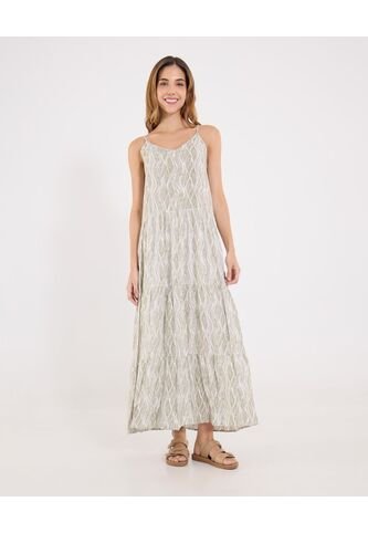 Vestido  Para Mujer M/Sisa Largo Color Verde Marca Ostu #40170336 Ostu