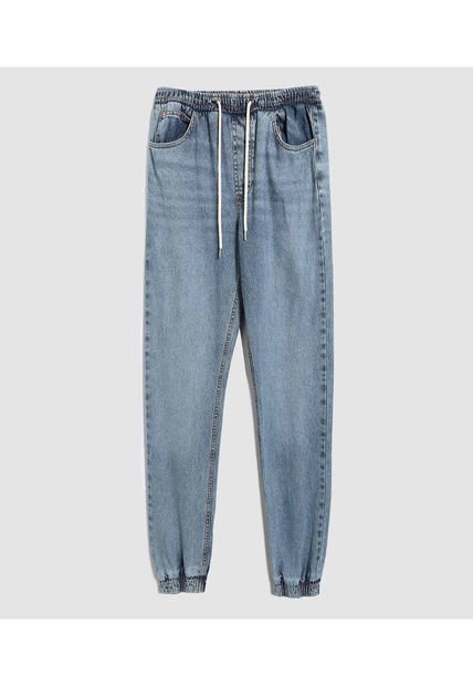 Jean Para Hombre Jogger Color Azul Claro Marca Ostu #60160294