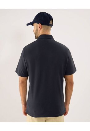 Camisa Para Hombre Manga Corta Sin Bolsillo Cuello Casual M Color Azul Marca Ostu #60010887