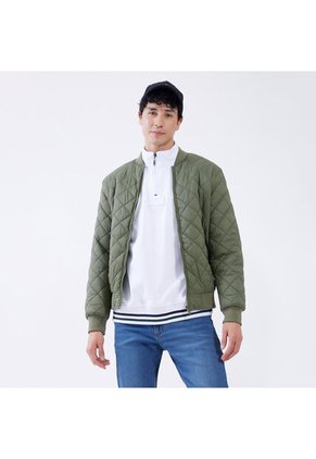 Chaqueta Para Hombre Bomber Color Verde  Marca Ostu #60080107
