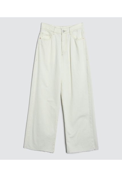 Jean Para Mujer Culotte Color Blanco Marca Ostu #40160408