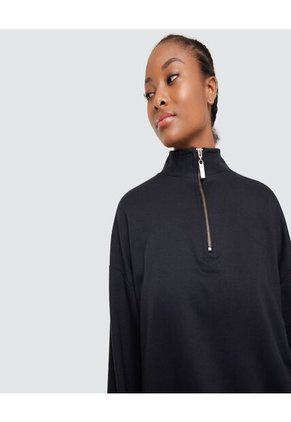 Buzo Para Mujer Cuello Alto O Cuello Tortuga Color Negro Marca Ostu #40060232