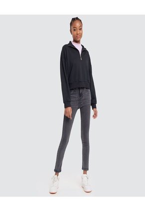 Buzo Para Mujer Cuello Alto O Cuello Tortuga Color Negro Marca Ostu #40060232