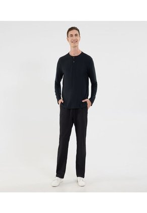 Pantalón Para Hombre Jogger Color Negro Marca Ostu #60070469