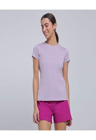 Camiseta Para Mujer Manga Corta Color Morado Marca Ostu #40092177 Ostu