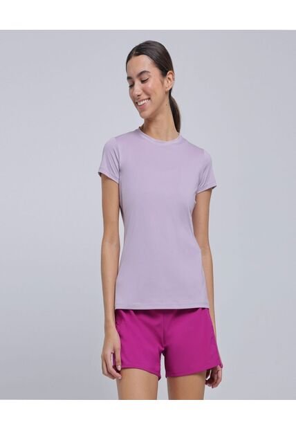 Camiseta Para Mujer Manga Corta Color Morado Marca Ostu #40092177