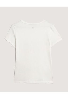 Camiseta  Para Mujer Manga Corta Cuello Redondo Color Arena Marca Ostu #40092672